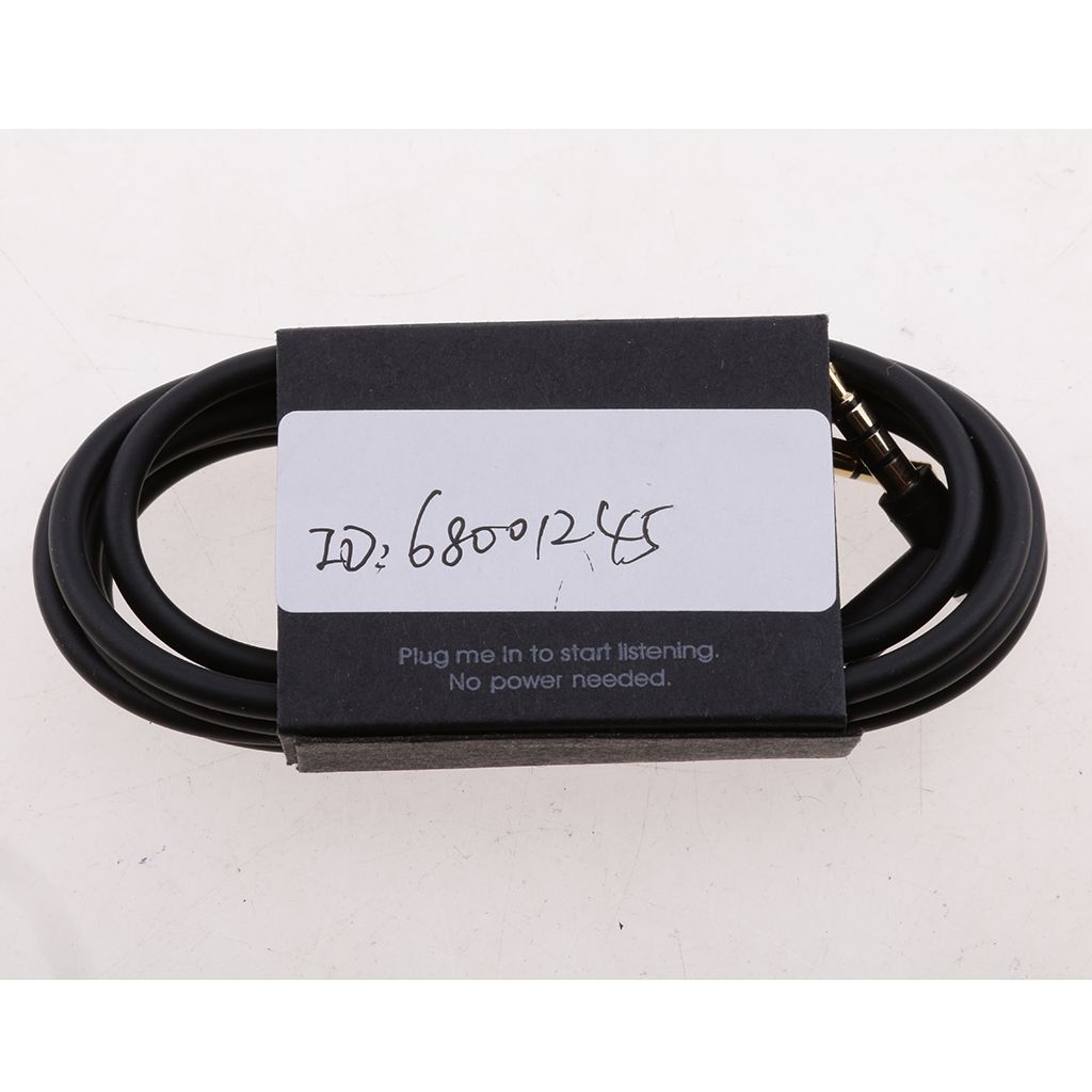 Replacement Audio Cable + Inline Remote / Microphone for Beats by Dr. Dre Headphone Solo 2/3 HD / Studio / Pro / Detox / Wireless - Compatible for Samsung iPhone Black Replacement Audio Cable + Inline Remote / Microphone for Beats by Dr. Dre Headphone Solo 2/3 HD / Studio / Pro / Detox / Wireless - Compatible for Samsung iPhone Black